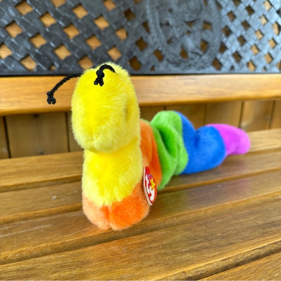 Inch the Inchworm - 1999 Ty The Original Beanie Buddies Collection 16” long - Picture 10 of 11